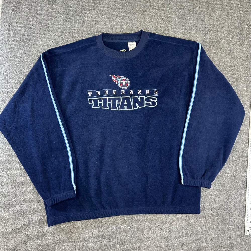 Active Knights Athletics Tennessee Titans Fleece Sweatshirt Navy Blue XL NFL